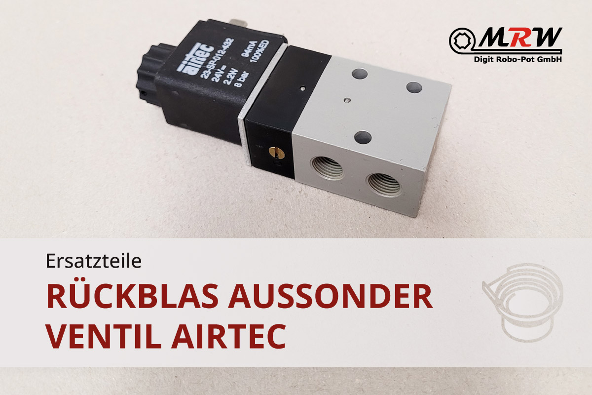 Rückblas Aussonder Ventil AIRTEC / Ersatzteile von MRW